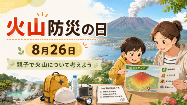 8月26日の火山防災の日とは？